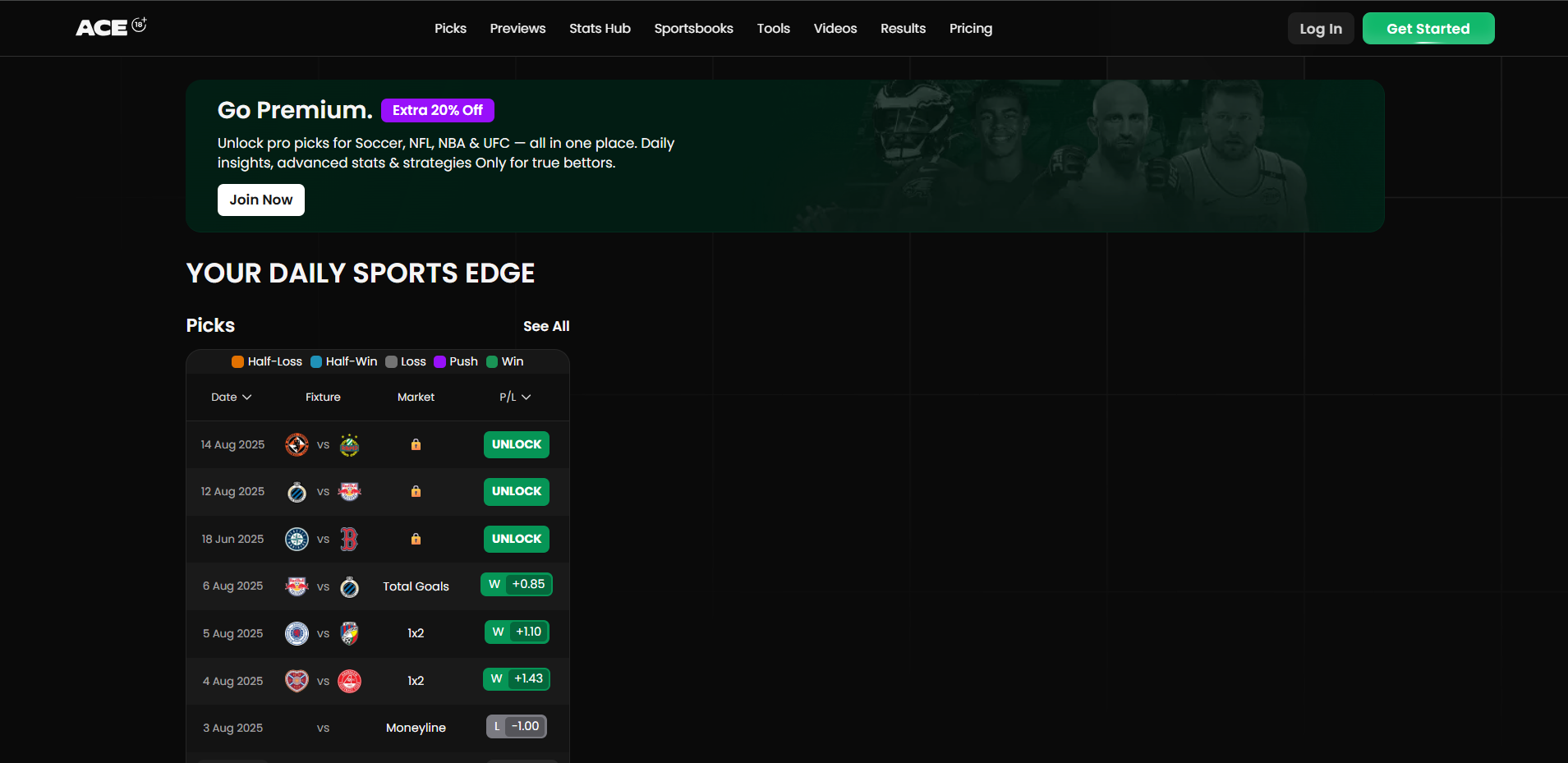 Ace Picks — AI & Analytics for Sports Predictions